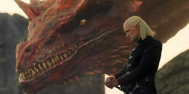 caraxes y daemon targaryen