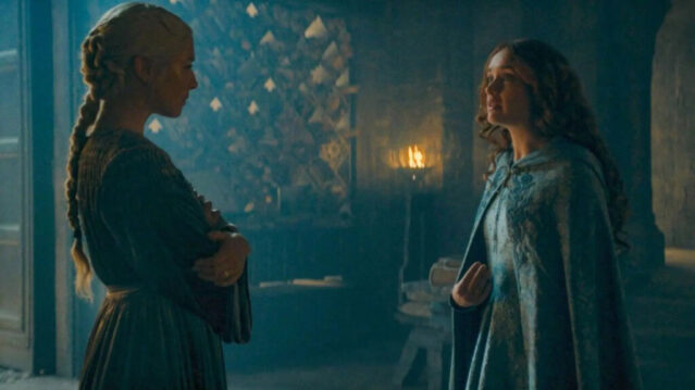alicent visita a rhaenyra
